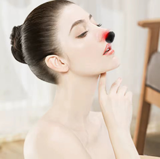 Red Light Nasal Relief Therapy - Low Frequency Red Light Pulse Nose Massage Tool For Improving Nasal Ventilation