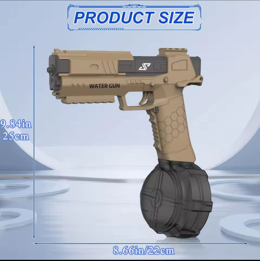 High Powered Electric Water Gun - 32ft Range Rechargeable Battery